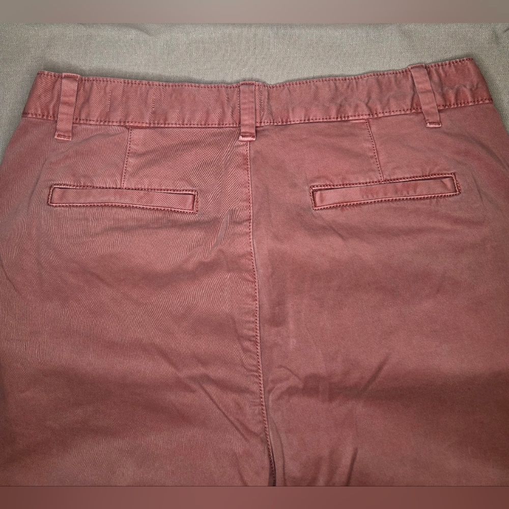 NWOT Gap Girlfriend Twill Stripe Chinos - Mauve Pink - Size 6 - Picture 5 of 5